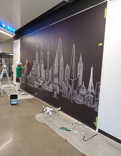 kc wallpaper custom corporate wallpaper hanger in kansas city